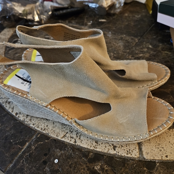 GENTLE SOULS - Cody Suede Espadrille Wedge SZ 12 NWT - Picture 3 of 7